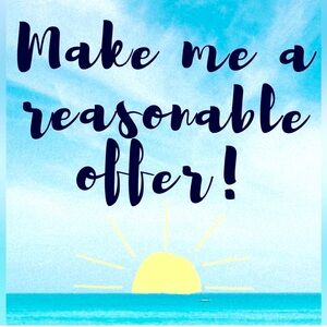 Let’s make a deal! See something you like? Make me an offer! 😊